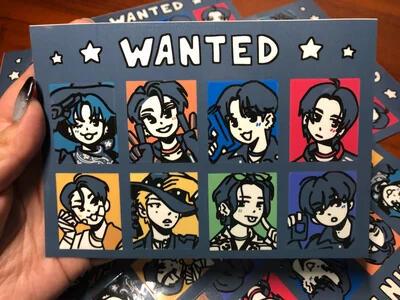 Wanted Stickers Wanted Stickers